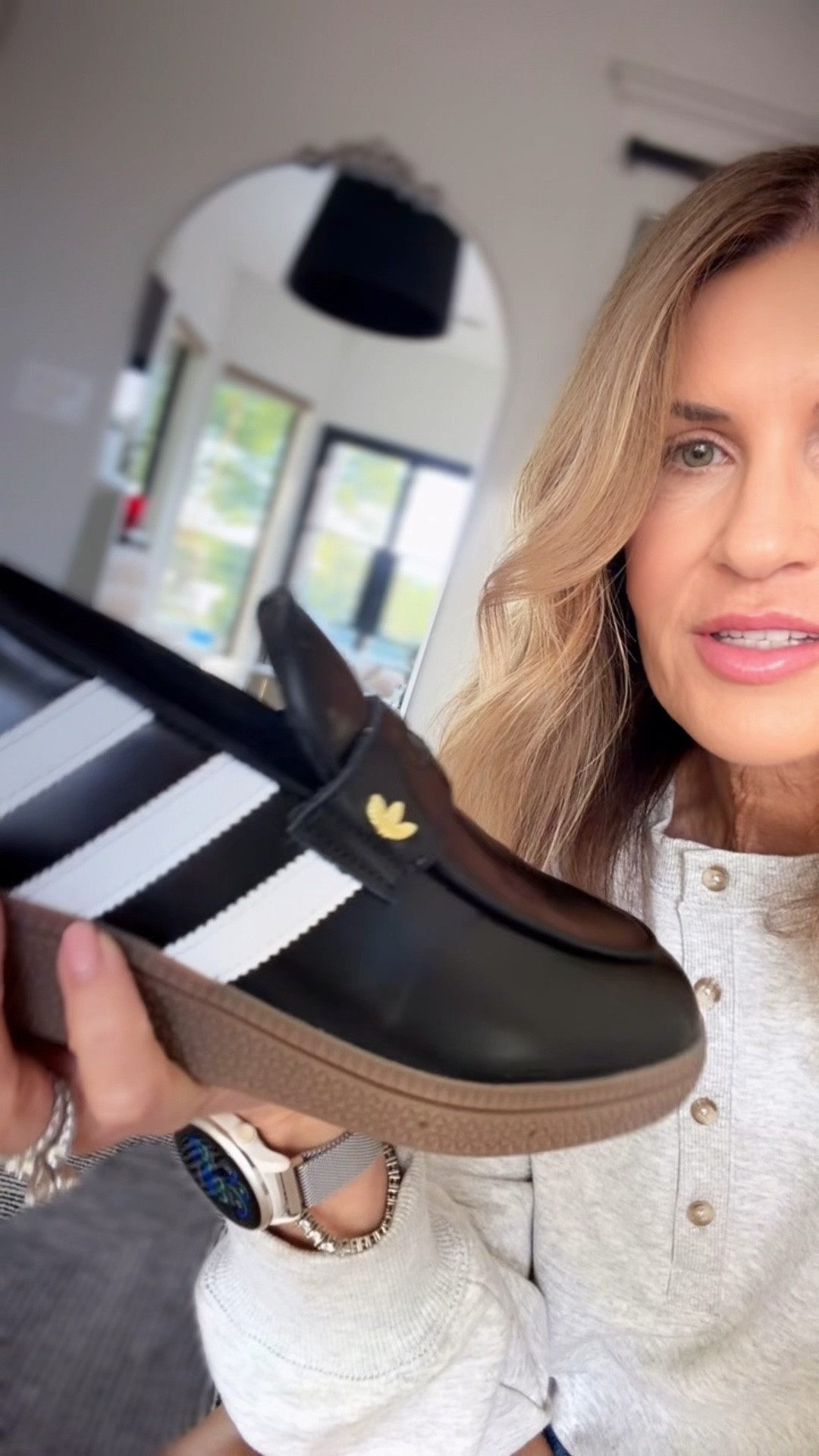 Adidas loafers if between sizes size up

#LTKOver40