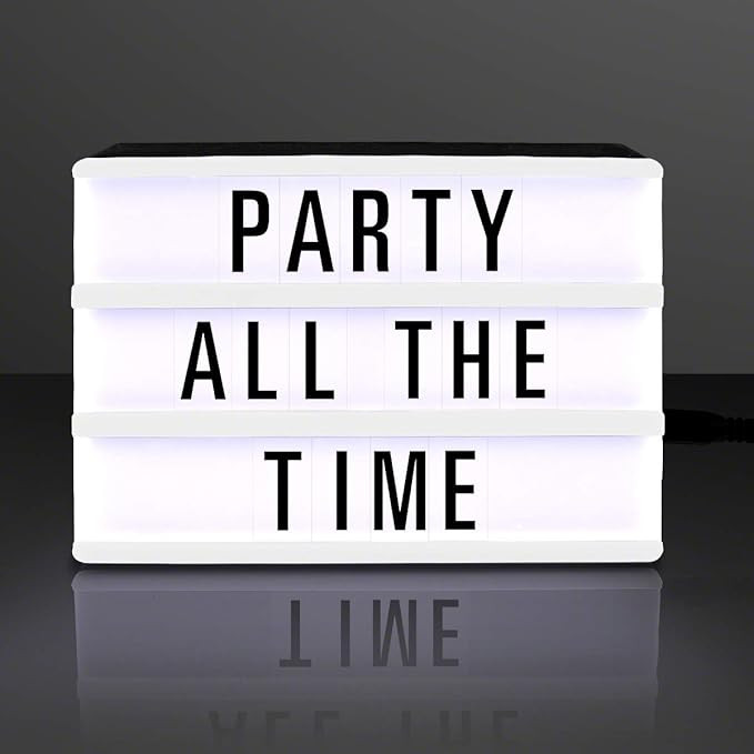 Mini Light Up Cinema Marquee USB Letterboard Sign | Amazon (US)