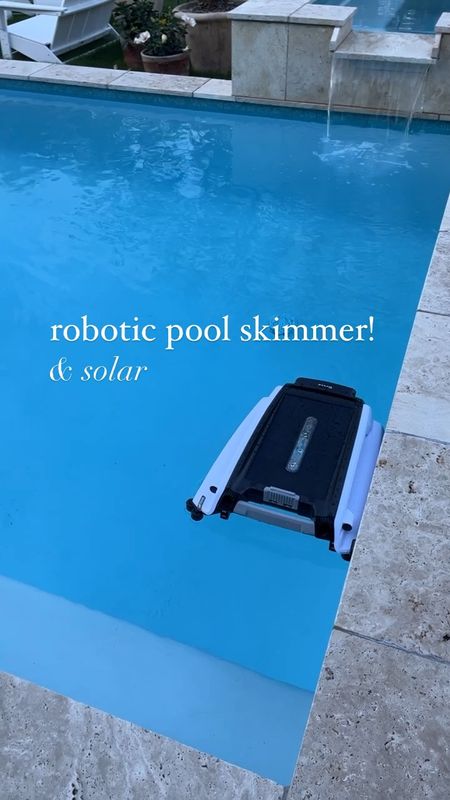 pool skimmer, robotic & solar-powered 

#LTKhome