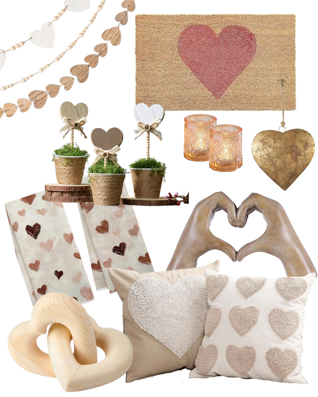 Soft neutrals, cozy textures, and subtle hearts make this Valentine’s Day home decor feel warm and timeless instead of over-the-top 💕 This curated collage features neutral Valentine decor finds from Amazon, including heart pillows, wooden accents, garlands, tabletop decor, cozy candles, and charming kitchen touches.

Perfect for anyone who loves neutral seasonal decorating, this look blends beautifully with farmhouse, modern, and cozy home styles. These pieces are easy to style throughout February and still work well beyond Valentine’s Day — which makes them even better. If you’re decorating on a budget or want simple ways to add heart-inspired charm, these Amazon finds are such a win.

Pinterest Hashtags:

#ValentinesDayDecor #NeutralValentinesDecor #AmazonHomeFinds #ValentinesHomeDecor #CozyHomeDecor #NeutralHomeStyle #FarmhouseValentines #SeasonalDecorIdeas #ValentinesDecorInspo #HeartDecor #AmazonDecorFinds #HomeDecorInspiration #SimpleSeasonalDecor 

 #LTKGiftGuide #LTKSeasonal #LTKHome