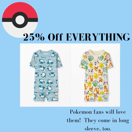 Just when we thought the sale had ended…a “25% off…just because!”

HWILI (here’s why I like it):
-fabulous quality
-great for upcoming weather
-birthday idea (or Easter basket idea, for those who celebrate)
-so many kids ARE OBSESSED with Pokémon 



#LTKsalealert #LTKSale #LTKkids