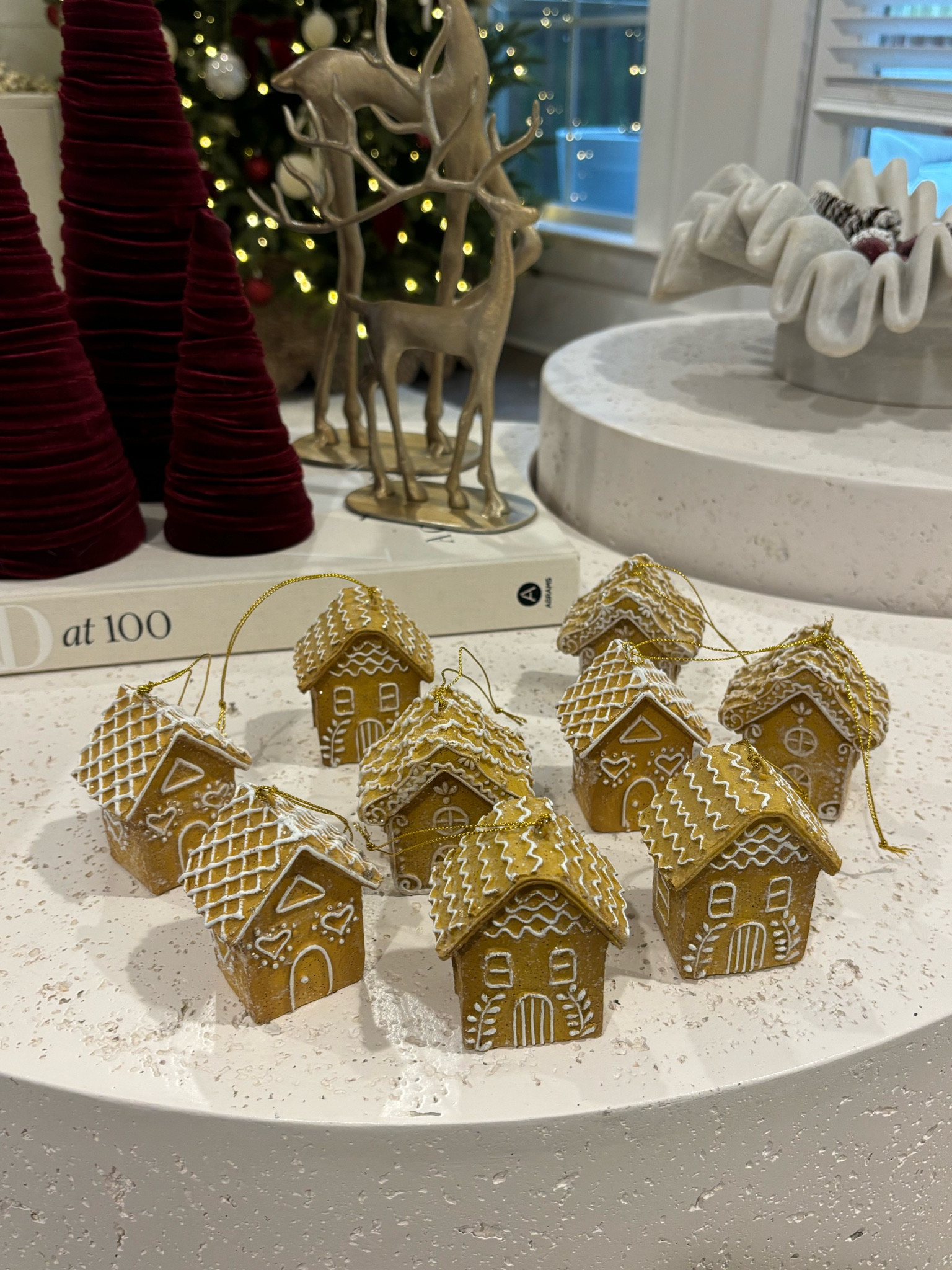 Gingerbread ornaments! These are soooo cute!! 🤍✨ 

#LTKCyberWeek #LTKHoliday #LTKHome