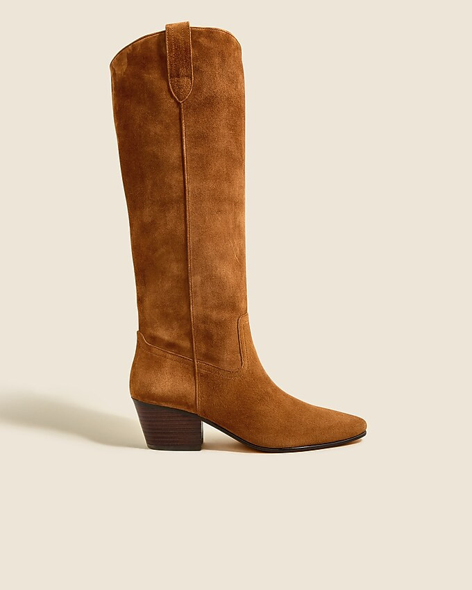 Piper knee-high boots in suede | J. Crew US