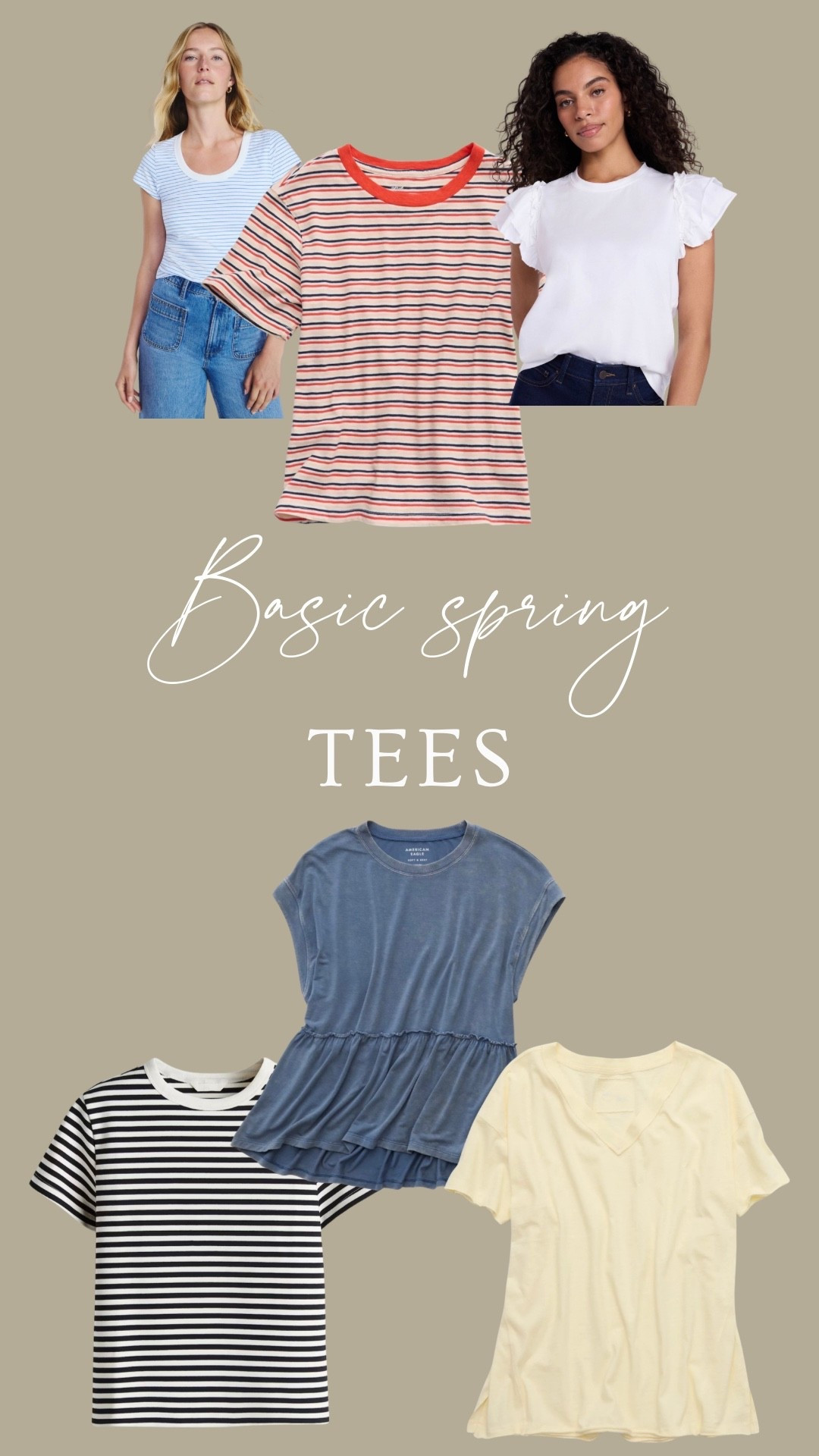 Soft, breathable tees for spring☀️

#LTKSeasonal #LTKootd