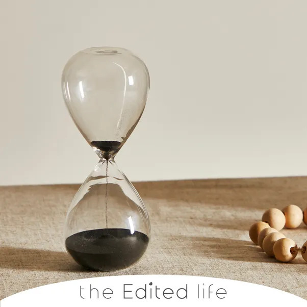 Black 15 Minute Sand Timer | Dunelm (migrated)