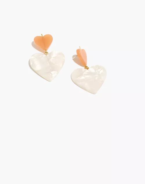 Heart of Hearts Statement Earrings | Madewell