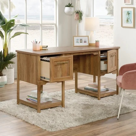 Sauder Coral Cape Desk Sindoori Mango Finish | Walmart (US)