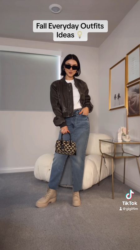 #falloutfitinspo kick off with styling some looks with #denimskirt  😘 Look 3 - love me a good leather bomber 💕

#Falldenim #fall2023 #everydaycasuallooks #outfitsinspo #fallfashiontrends2023 #fallfashion #ootd #styling #realoutfitideas #fashionat40 #timelessfashion 

#LTKover40 #LTKstyletip #LTKshoecrush