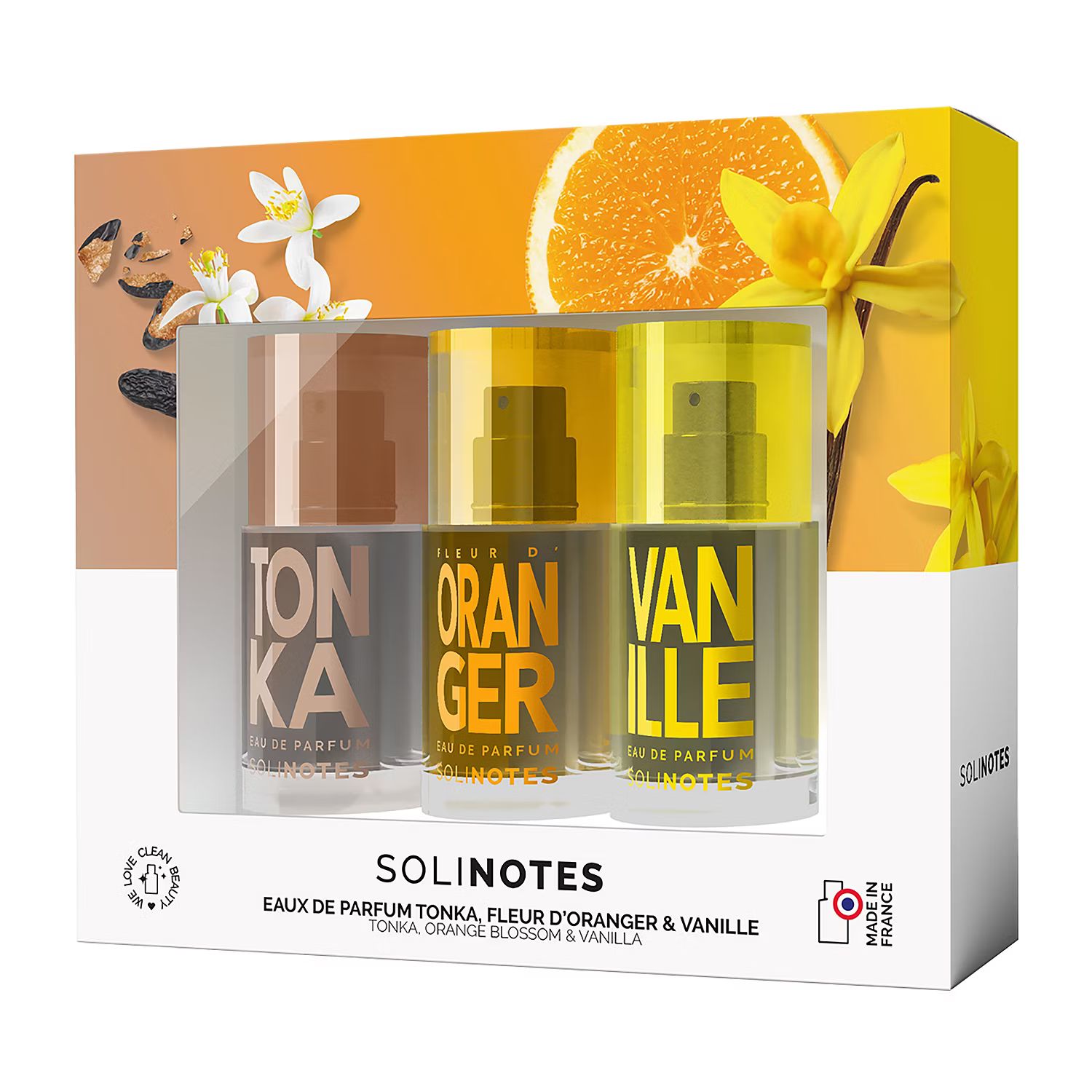 Solinotes Eau De Parfum Tonka, Orange Blossom, & Vanilla 3-Pc Gift Set ($36 Value) | JCPenney