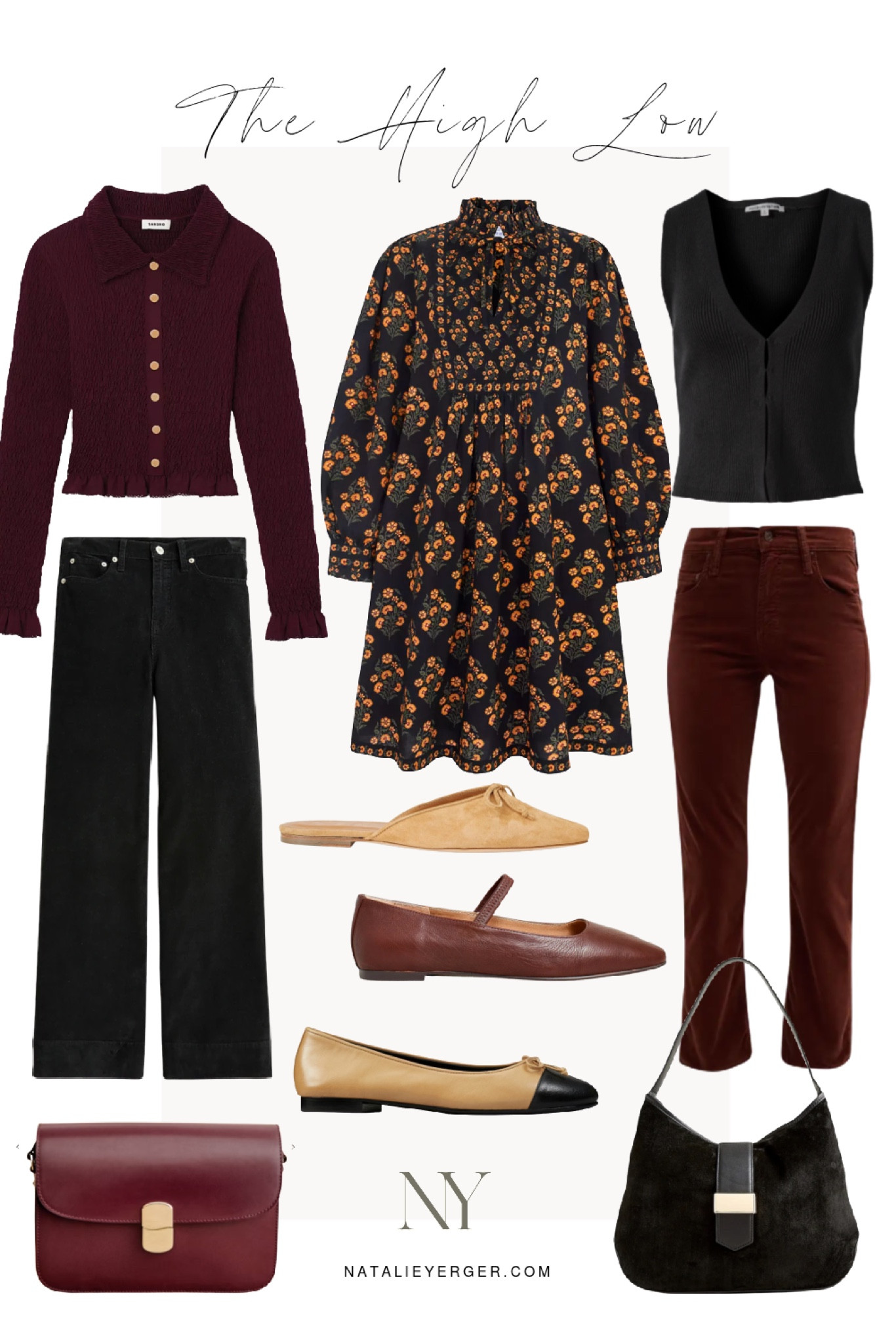 Red might be trending for fall, but burgundies, rusts, and browns are a great alternative if red isn’t your color! Suede camel mules are the “Staud Gina” which I can’t link here—similar from Amazon linked.

#LTKSeasonal #LTKFind #LTKunder100