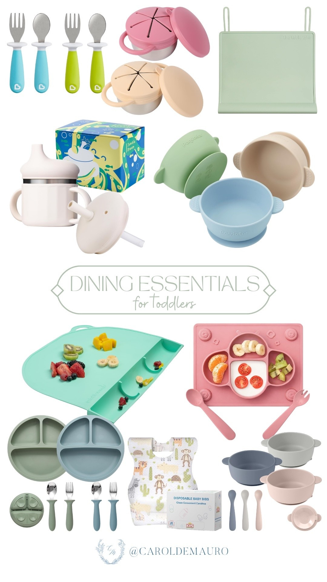 Simplify mealtime with these toddler dining essentials including colorful suction bowls, divided silicone plates, and ergonomic utensil sets designed for small hands. You can also keep your little one clean and happy during every bite with spill-proof snack cups, versatile sippy cups, and patterned bibs.

amazon home, toddler meals, mess free, mom hacks, silicone tableware, baby registry, nursery finds, feeding essentials

#LTKBaby #LTKSeasonal #LTKU