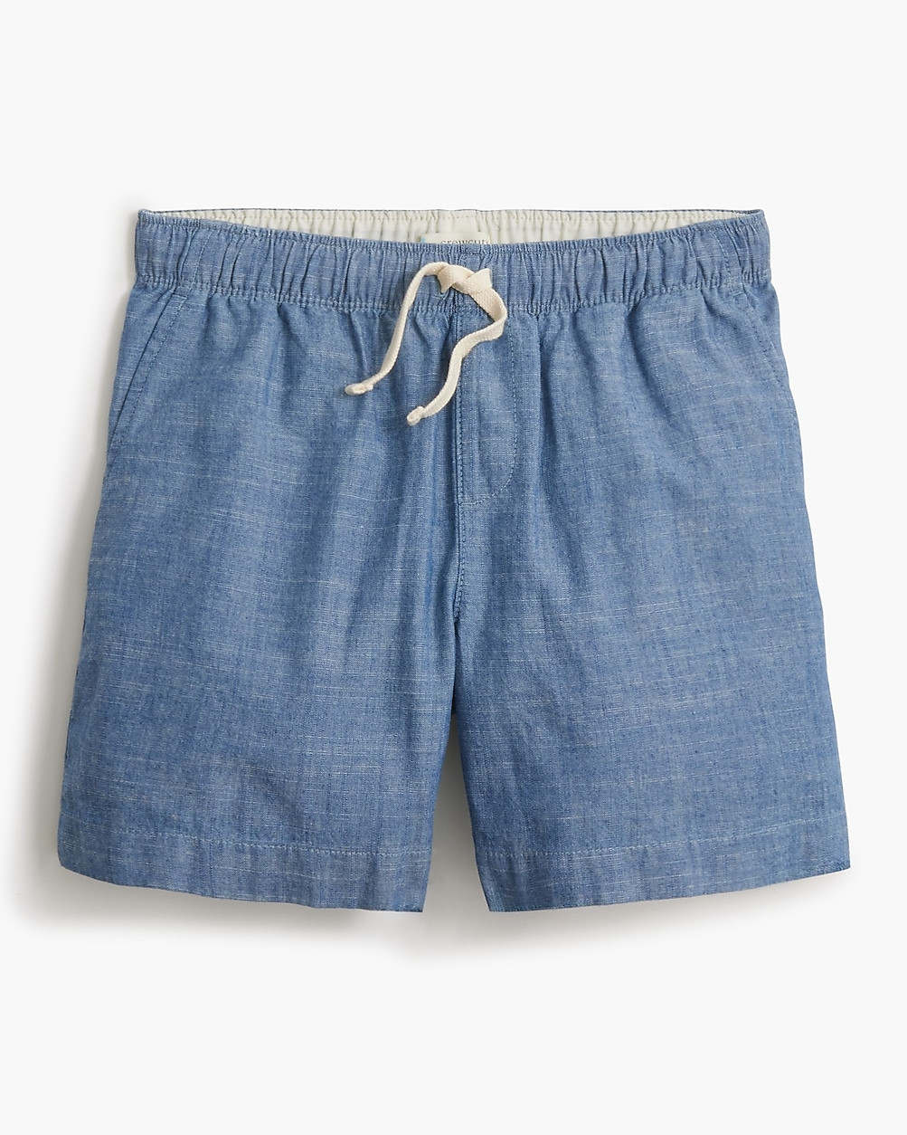 Boys' chambray drawstring dock short | J.Crew Factory