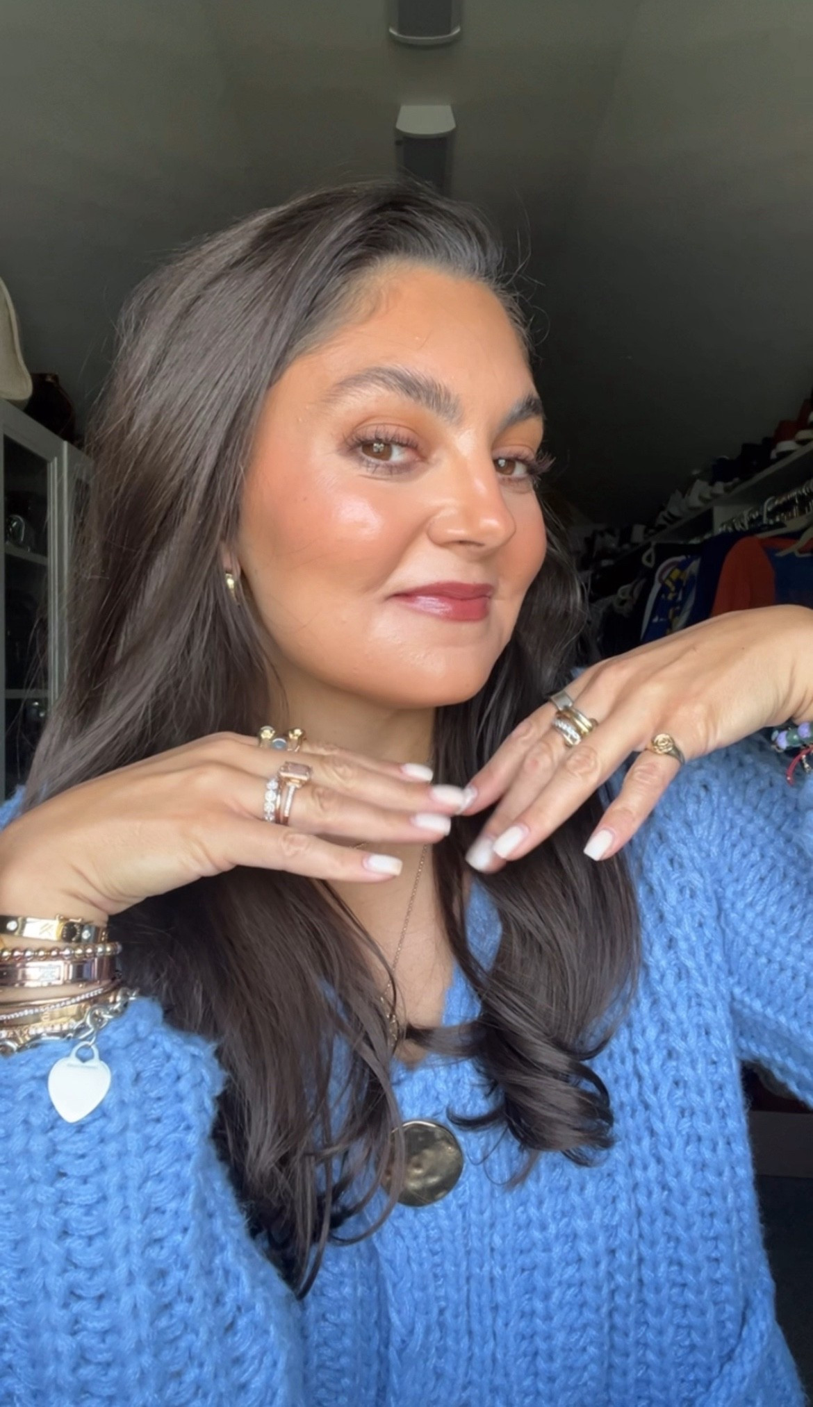 EVERYDAY MAKEUP ROUTINE💄

Corrector in Peach
Eyeshadow in What Clout
Tinted Sunscreen in Medium
Undereye Brightener in Medium
Contour Stick in Harmony
Merit Blush in Terracotta
Rhode Blush in Freckle
Lip Stain in Muah-ve
Lip Liner in Wherever Walnut
 