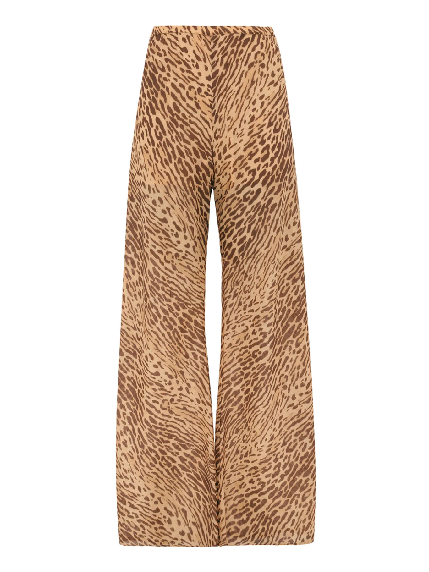 WIDE LEG PANTS WITH ANIMAL PRINT - Zimmermann - Woman | Suitnegozi INT