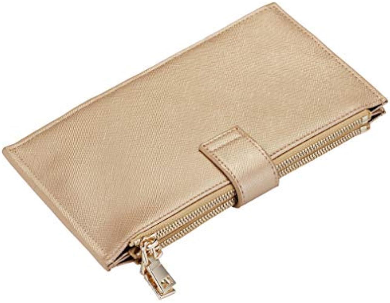 Travelambo Womens Walllet RFID Blocking Bifold Multi Card Case Wallet with Zipper Pocket | Amazon (US)
