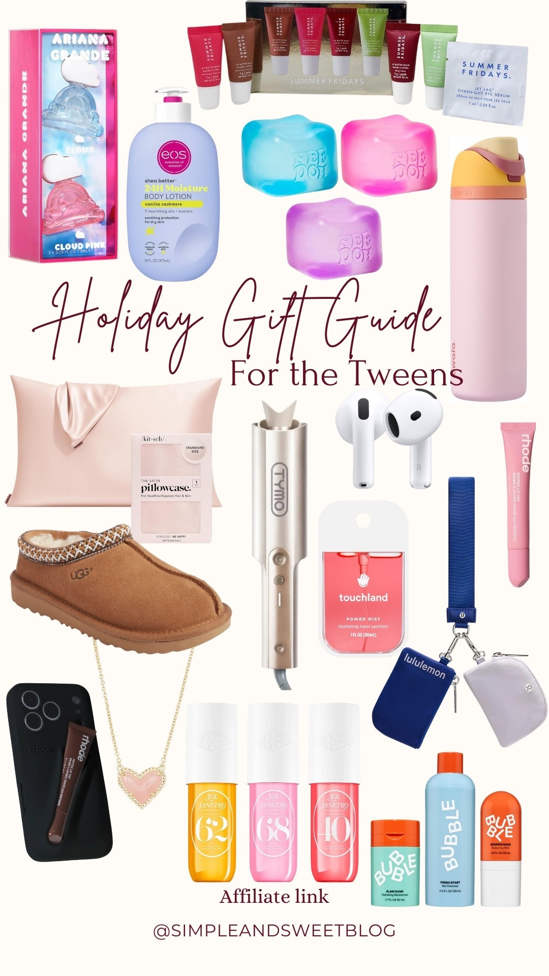 Holiday gift guide for the teen and tween girls- curated by my boujee 10 year old! 

#LTKFindsUnder100 #LTKHoliday #LTKGiftGuide