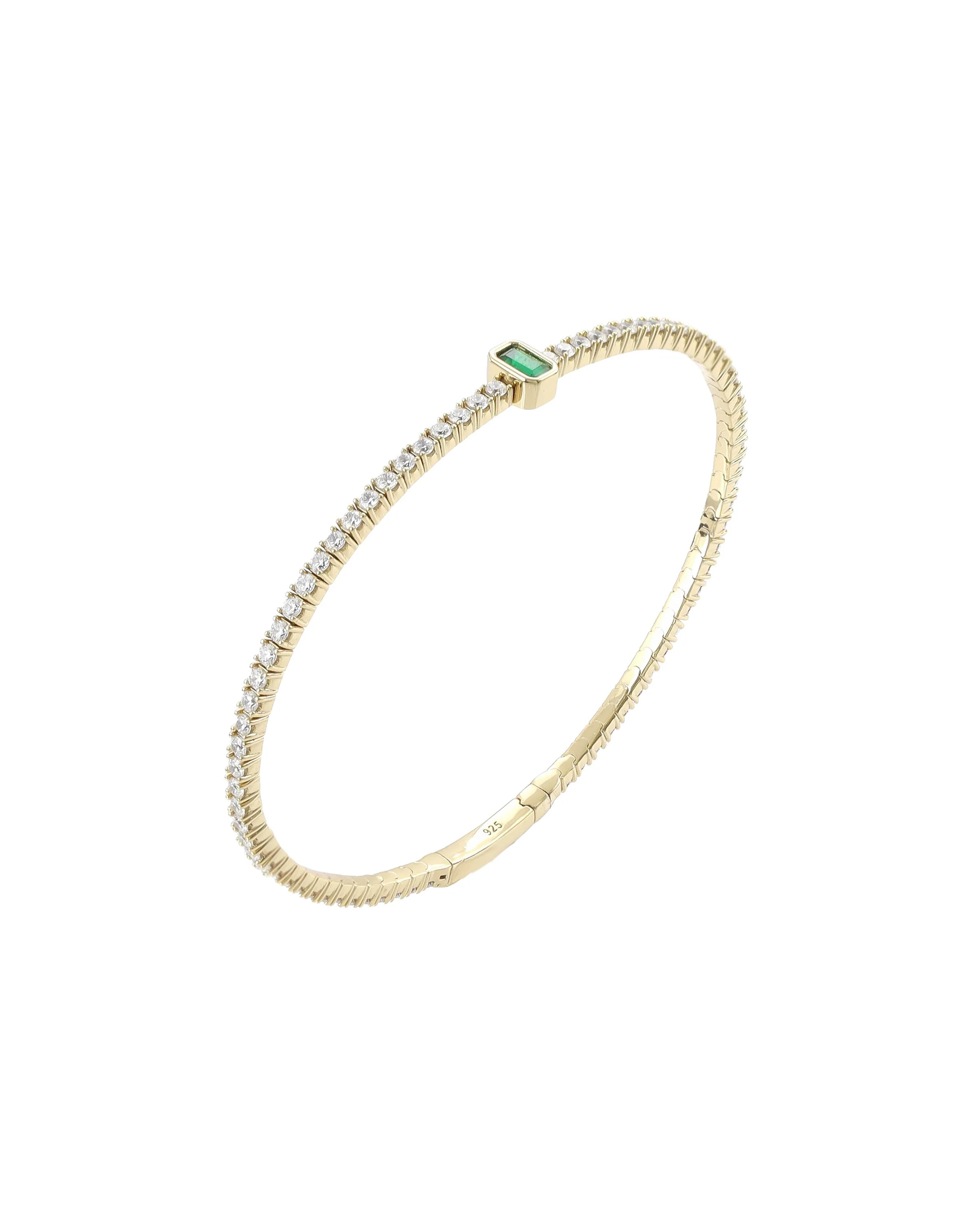 Radiance Emerald Flexible Tennis Bracelet | Artizan LLC