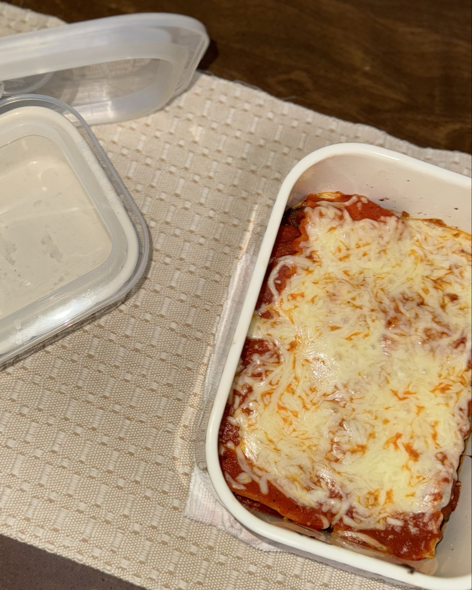 emilio requested lasagna tonight and i was only feeding the two littles so i made a kiddo portion in my new #thymeandtable oven safe dishes from #walmart (plus they come with a lid so easy storage for what’s left?! mom win)

#LTKFindsUnder50 #LTKmomlife #LTKHome