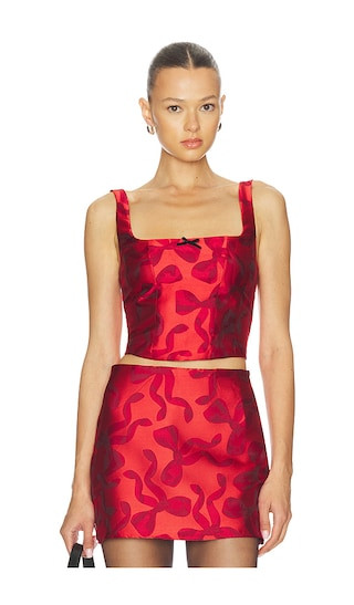 Kendra Top in Bow What Fun | Revolve Clothing (Global)