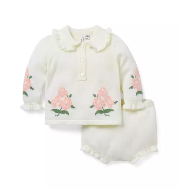 Baby Floral Matching Sweater Set | Janie and Jack