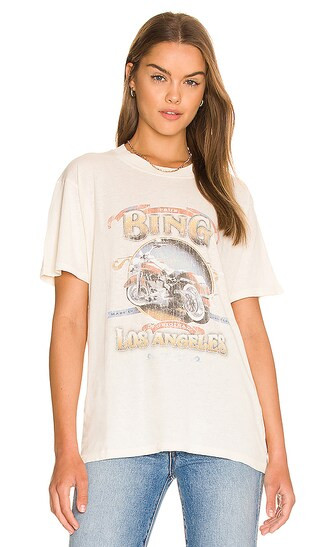 Lili Tee Biker in Cream | Revolve Clothing (Global)
