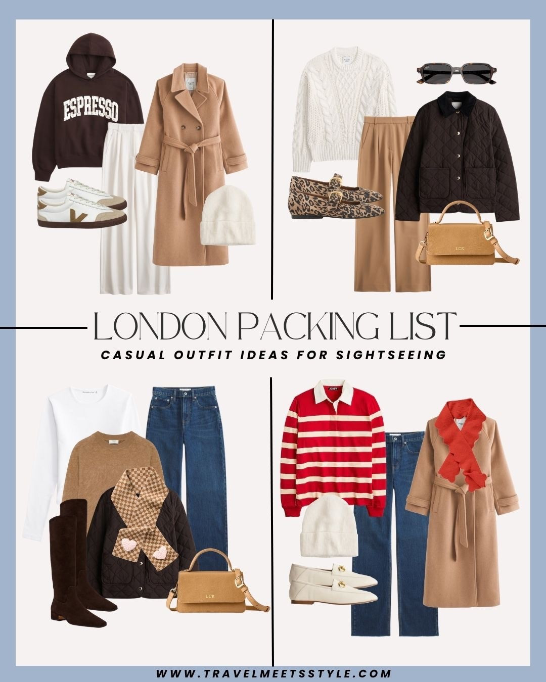 Ultimate London packing list for winter, including casual London outfits for sightseeing 🚇


What to pack for London, what to wear in London, winter outfits, winter fashion, Europe outfits, Christmas outfits, holiday outfits 

#LTKTravel #LTKStyleTip