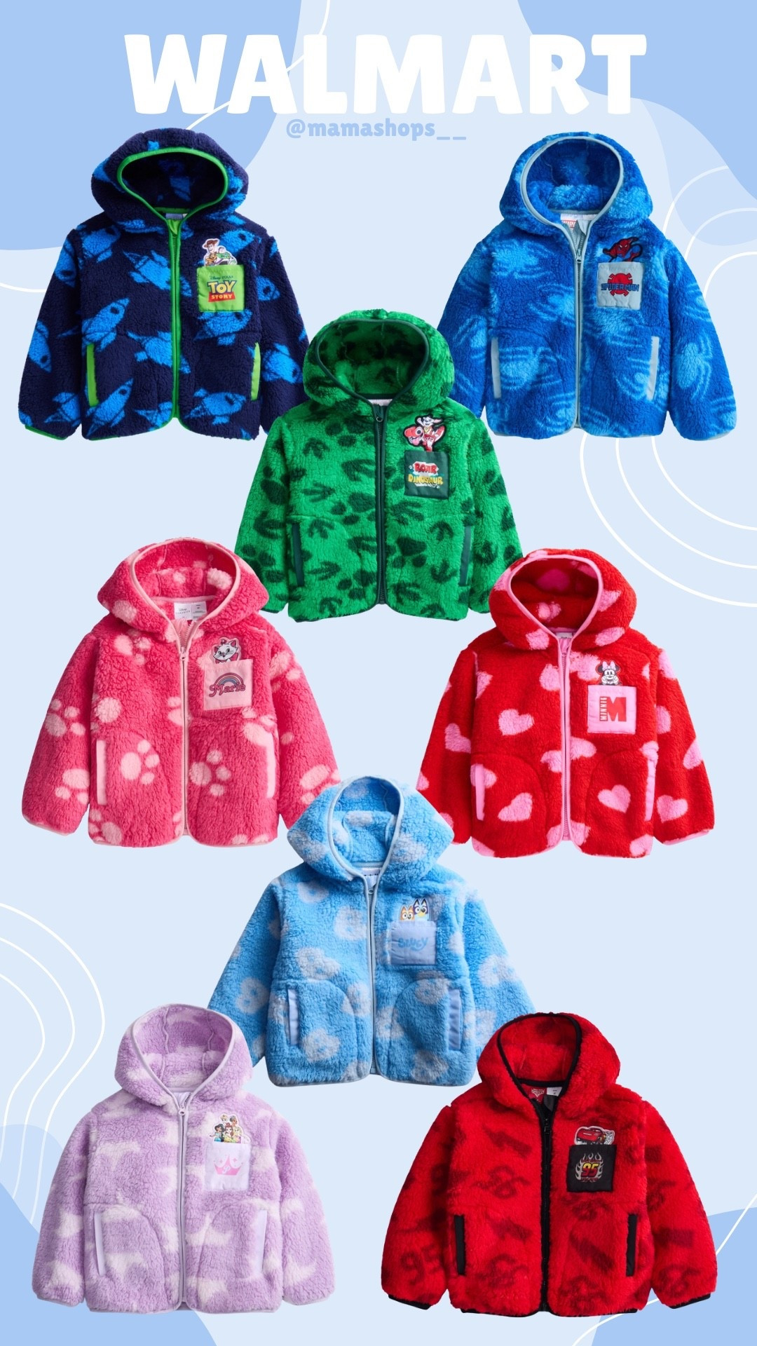 Walmart new Disney fleece jacket with hoodie for boys & girls, lots of options to choose from !🤩✨

Go check them out with the links here🔗 🛍️

#LTKSeasonal #LTKmomlife #LTKKids