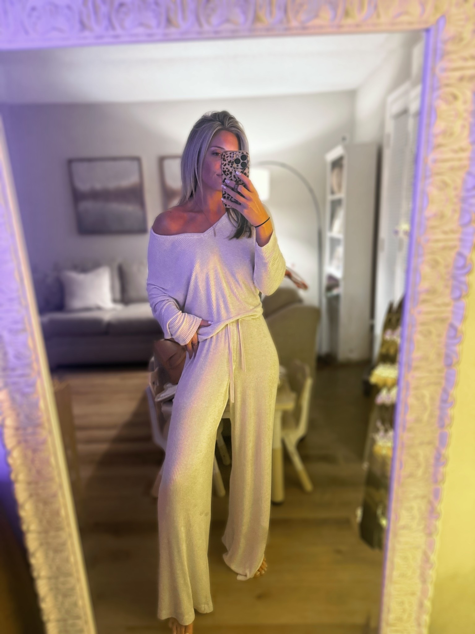 Target pajama set! Wearing a size small in top and bottom fit TTS! 

#LTKFindsUnder50 #LTKSeasonal #LTKGiftGuide