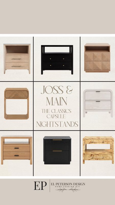 @jossandmain
#jossandmainpartner #jossandmain #jmclassicscapsule
Nightstands

#LTKHome