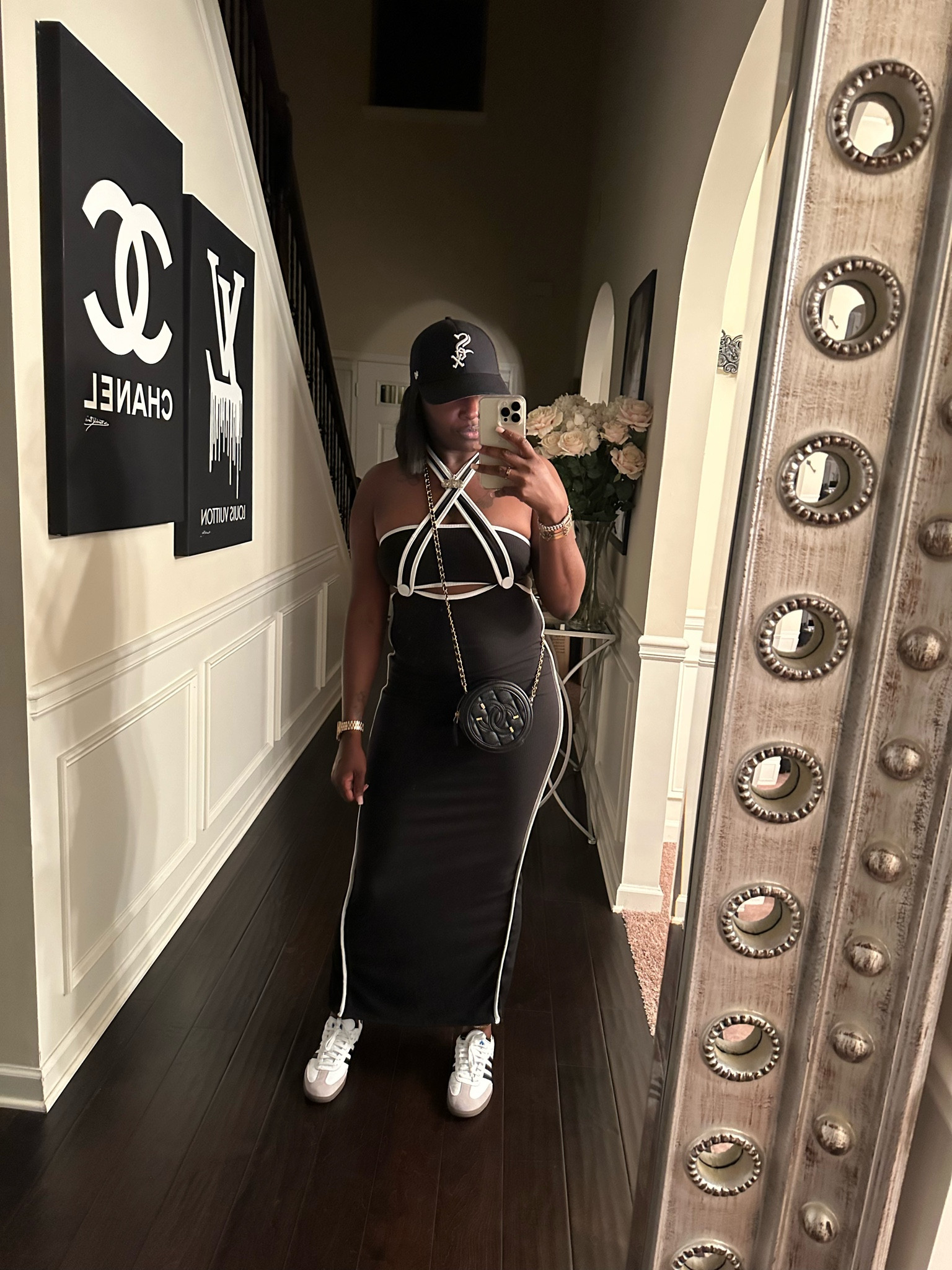 Something about BLACK🖤 w/ sneakers and a hat! 
Cute night out or casual day fit  

#LTKStyleTip #LTKU #LTKShoeCrush