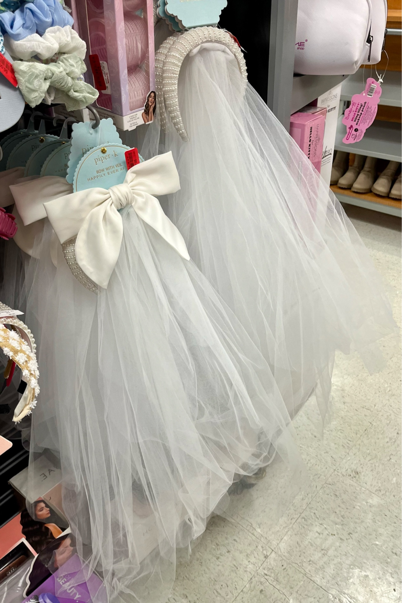Wedding items are still available in-store at my local TJMaxx, check yours out if you need bachelorette party accessories, these veils are now on clearance! If you want to shop online instead, see my favorite similar items below.

Bride to be accessories. Bridal accessories. Bachelorette party gift.

#LTKsalealert #LTKparties #LTKwedding