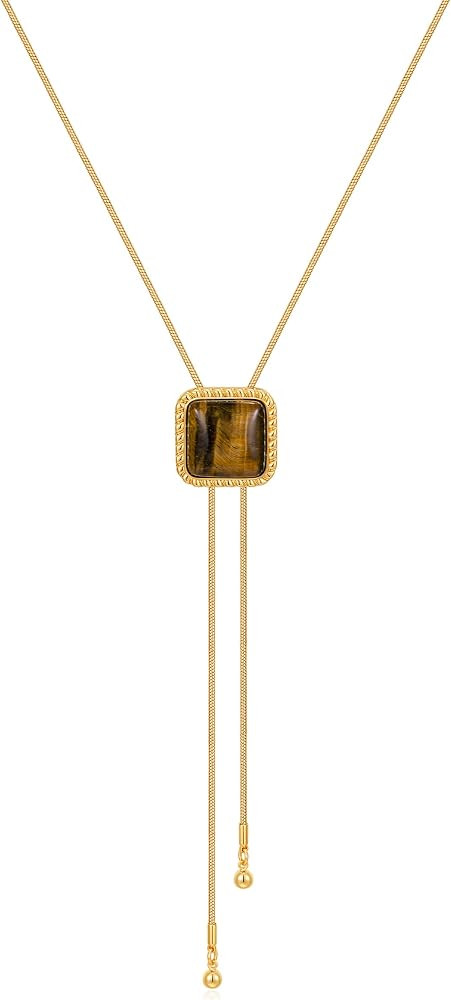 Western Cowgirl Bolo Tie Necklaces for Women Cowboy Jewelry Gift | Amazon (US)