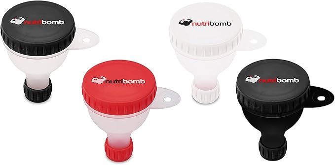 Nutribomb Small Fill N Go Funnel - Supplement Funnel - Water Bottle Funnel - Funnel for Pre-Worko... | Amazon (US)
