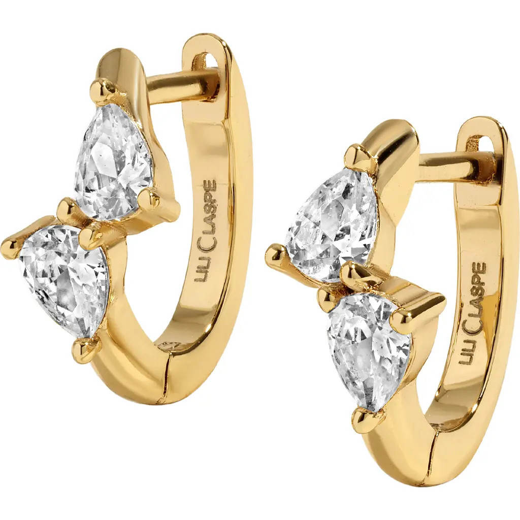 LILI CLASPE Bryn Huggie Earrings in Gold at Nordstrom | Nordstrom