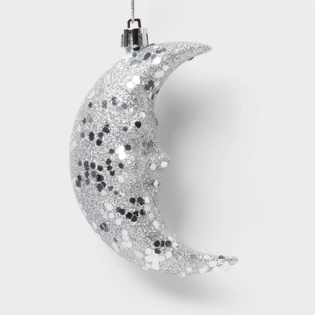 Glittered Moon Christmas Tree Ornament - Wondershop™ | Target