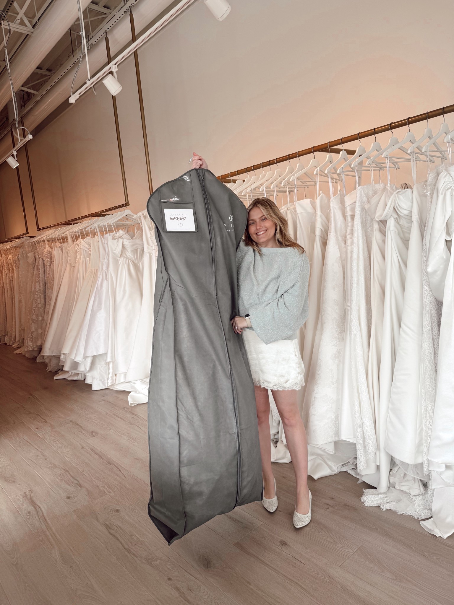 Something blue, but make it chic 🤍✨

Picked up my wedding dress today in a look that felt effortlessly bridal — a satin ivory skirt with delicate lace trim, an oversized off-the-shoulder sweater in the softest blue, and classic white kitten heels. Understated, romantic, and so me.

The countdown feels very real now… 💍

#LTKWedding #LTKBridal #LTKbride #bridal #weddingdress #shopping #BrideToBeStyle #SomethingBlue #ChicBride #EffortlessElegance #BridalStyle #WeddingReady #ModernBride #SoftGlam #NeutralStyle #FeminineStyle #WeddingInspo #LTKStyle #ClassicWithATwist @abercrombie 

#LTKootd #LTKdayinmylife #LTKWedding