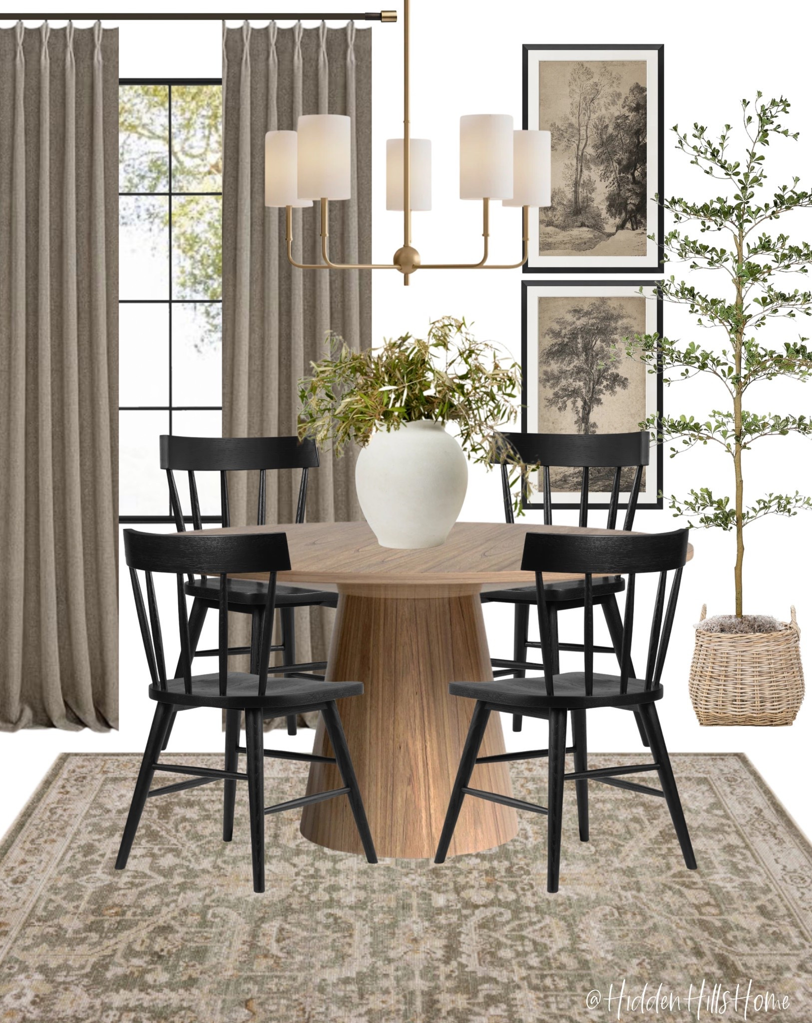 Dining room decor mood board, dining chair, dining table, dining room design ideas, home decor inspiration, dining room rug 

#LTKHome #LTKSaleAlert #LTKSeasonal