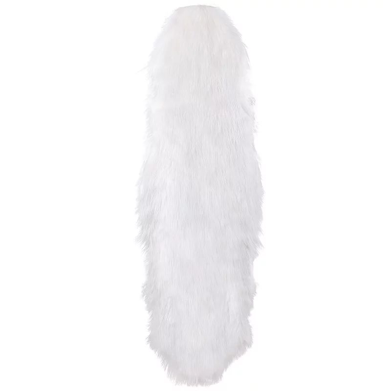 Deluxe Soft Faux Sheepskin Fur Series Decorative Indoor Area Rug 2 x 6 Feet, white, 1 Pack | Walmart (US)