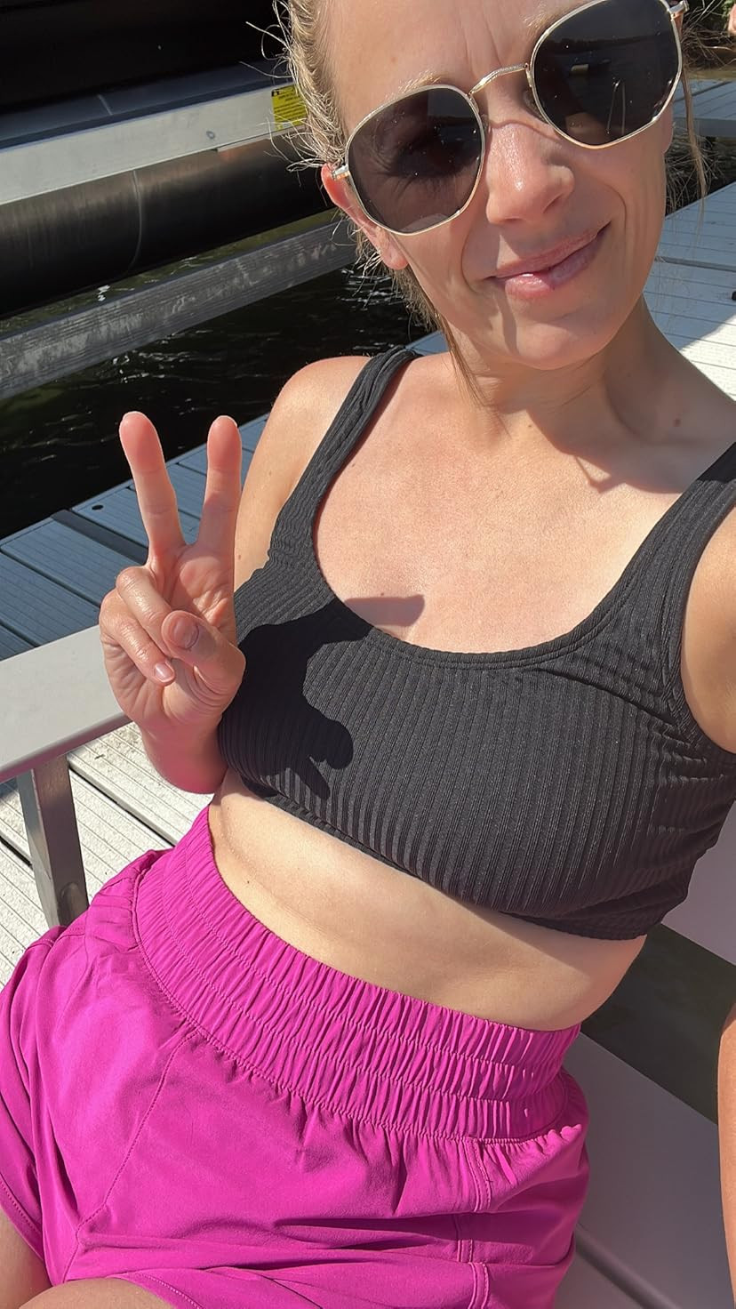 LETDIOSTO Women's Workout Shorts Double Layer Running Gym Yoga Athetic Casual Summer Shorts for W... | Amazon (US)