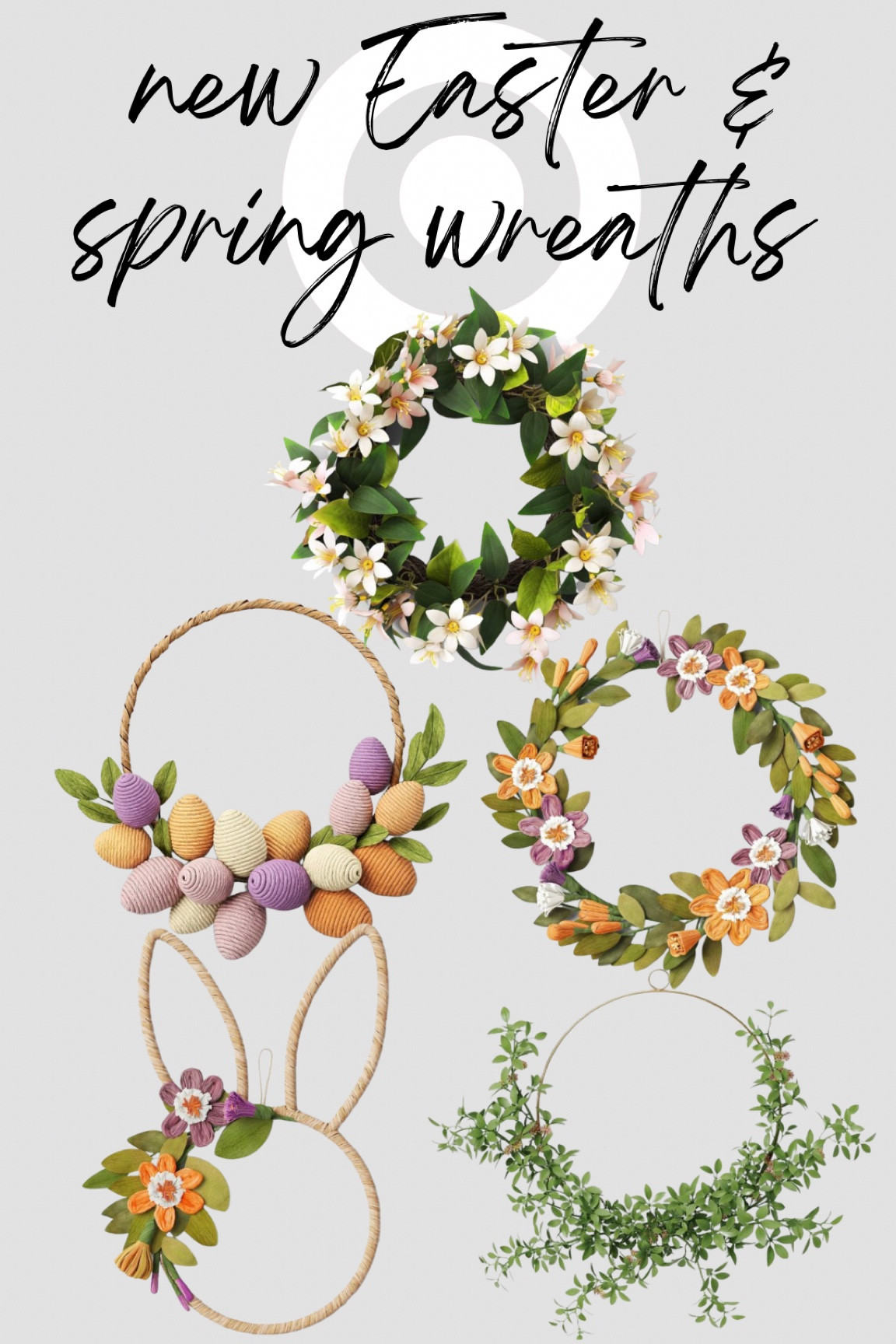 New spring and Easter wreaths at Target 

#LTKunder50 #LTKSeasonal #LTKhome