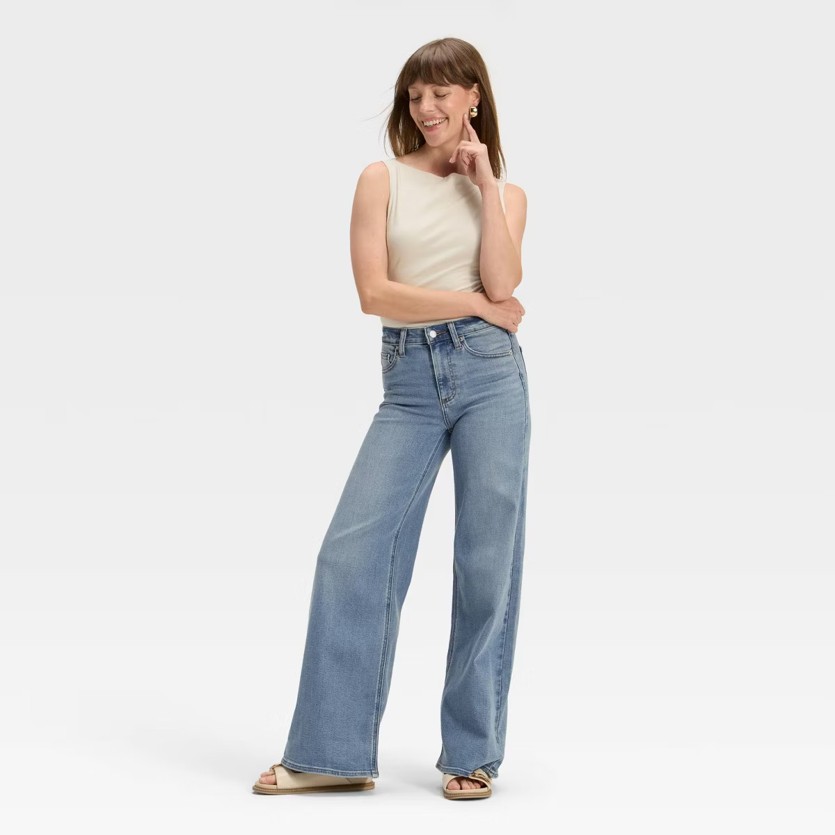 Women's High-Rise Wide Leg Jeans - Universal Thread™ | Target