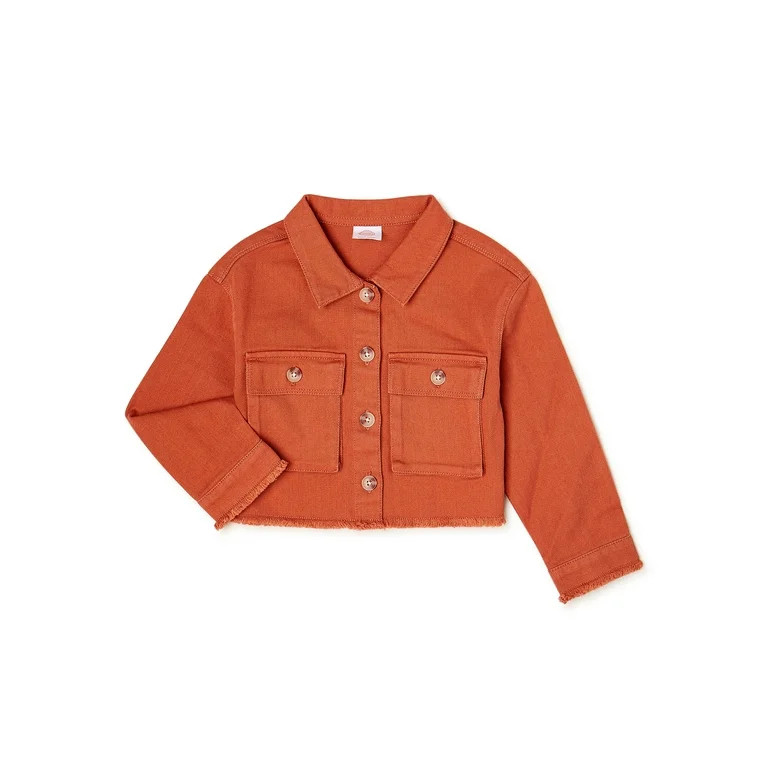 Wonder Nation Baby and Toddler Girls’ Shacket, Sizes 12M-5T | Walmart (US)