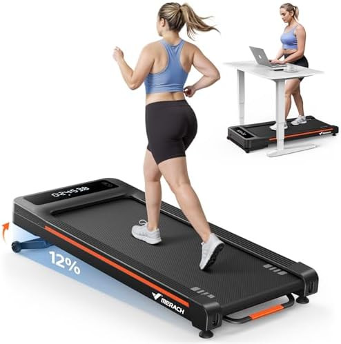 MERACH W50 Walking Pad Treadmills for Home, 12% Auto Incline, 400lbs Capacity, 3.5HP Super Quiet ... | Amazon (US)