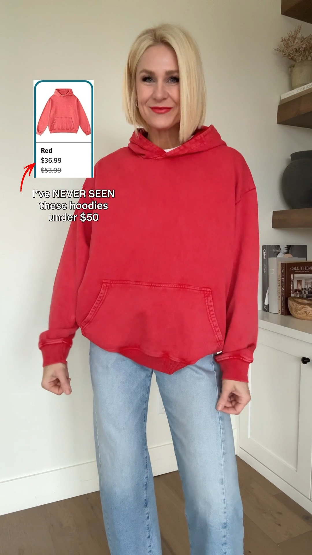 🚨I’ve never seen these hoodies priced this LOW! The vintage-washed style is so good.
One of my fave (great quality) Amazon brands. This sweatshirt is unisex — so keep that in mind. I’m wearing a medium and it’s extra oversized.

#LTKSaleAlert #LTKmomlife #LTKOver40