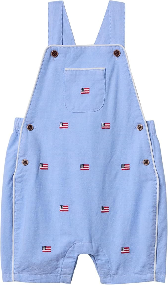 Janie and Jack mens Flag Icon Overall (Infant) | Amazon (US)