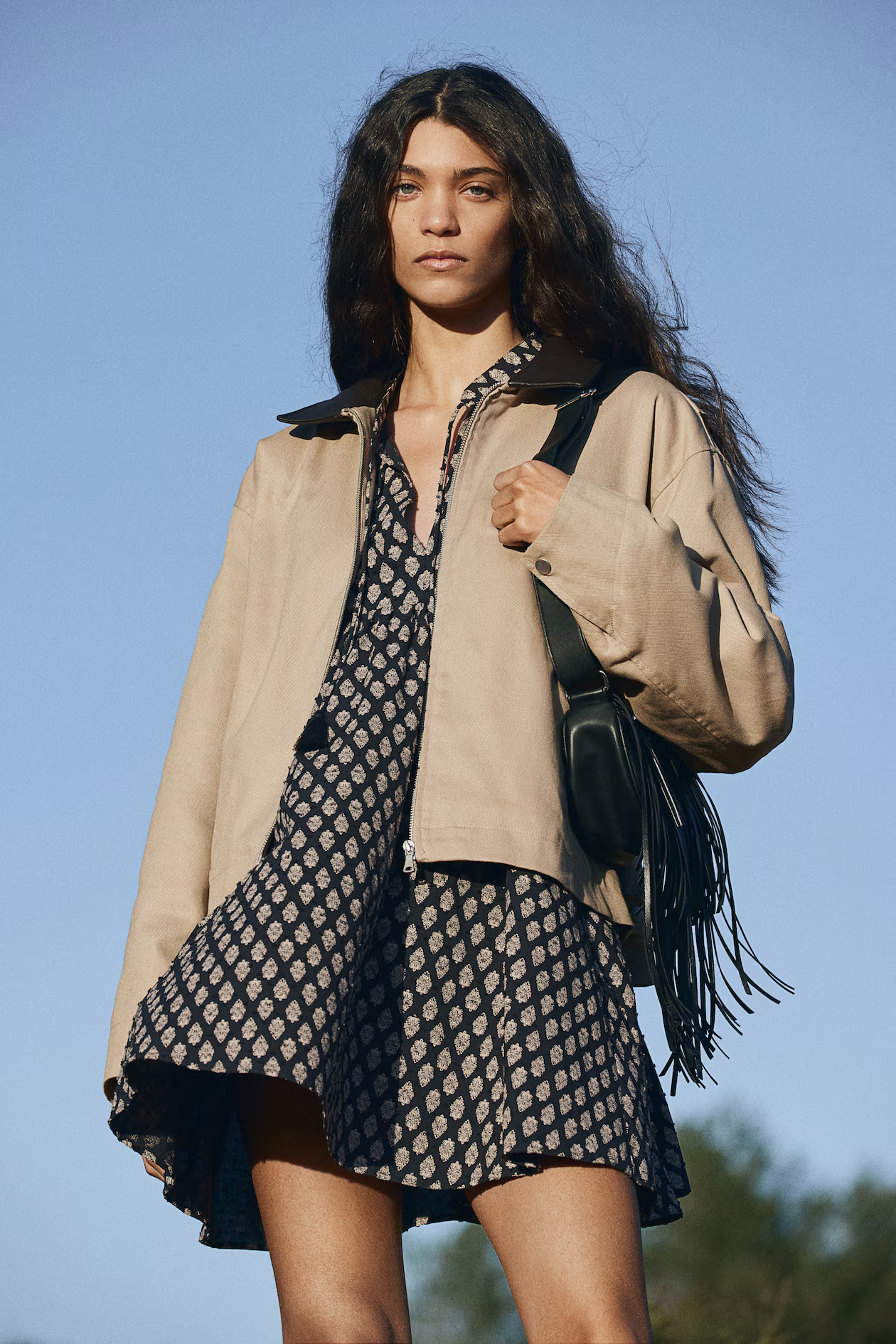 Tie-Detail Cotton Dress | H&M (US + CA)