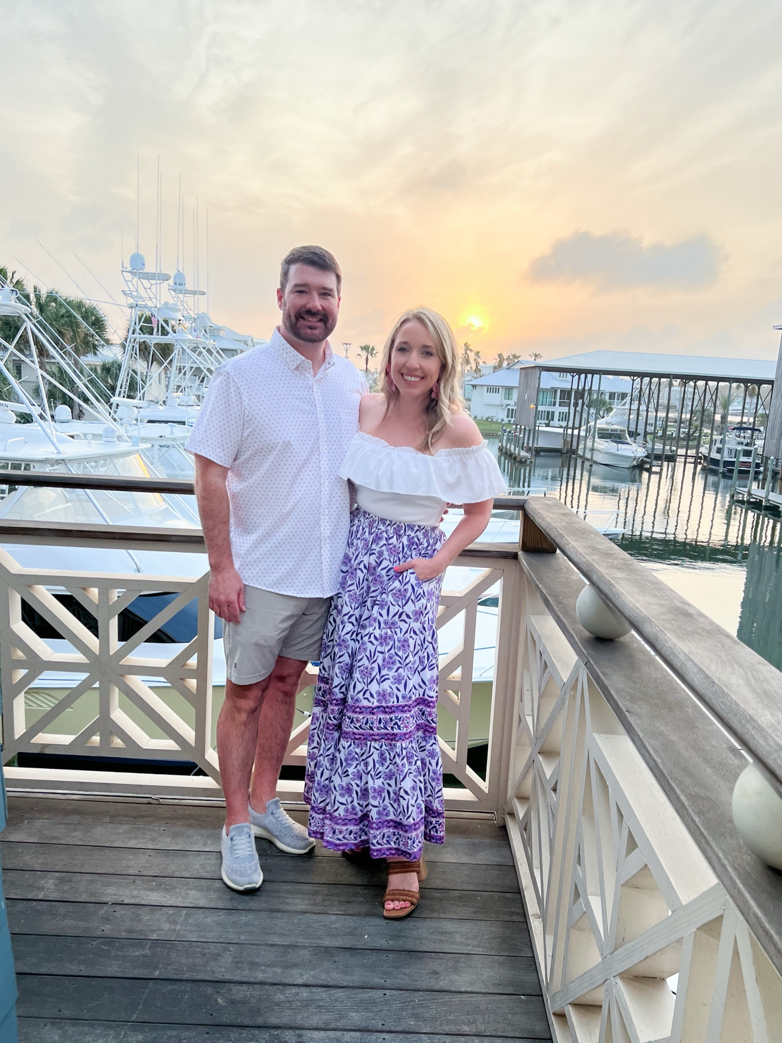 Beach outfit vacation resort resortwear travel maxi skirt lilac block print coastal white ruffle bodysuit sandals heels brown braided woven purse raffia bag tote 

#LTKtravel #LTKunder100 #LTKunder50