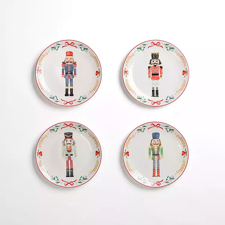 Nutcracker Salad Plates, Set of 4 | Kirkland's Home