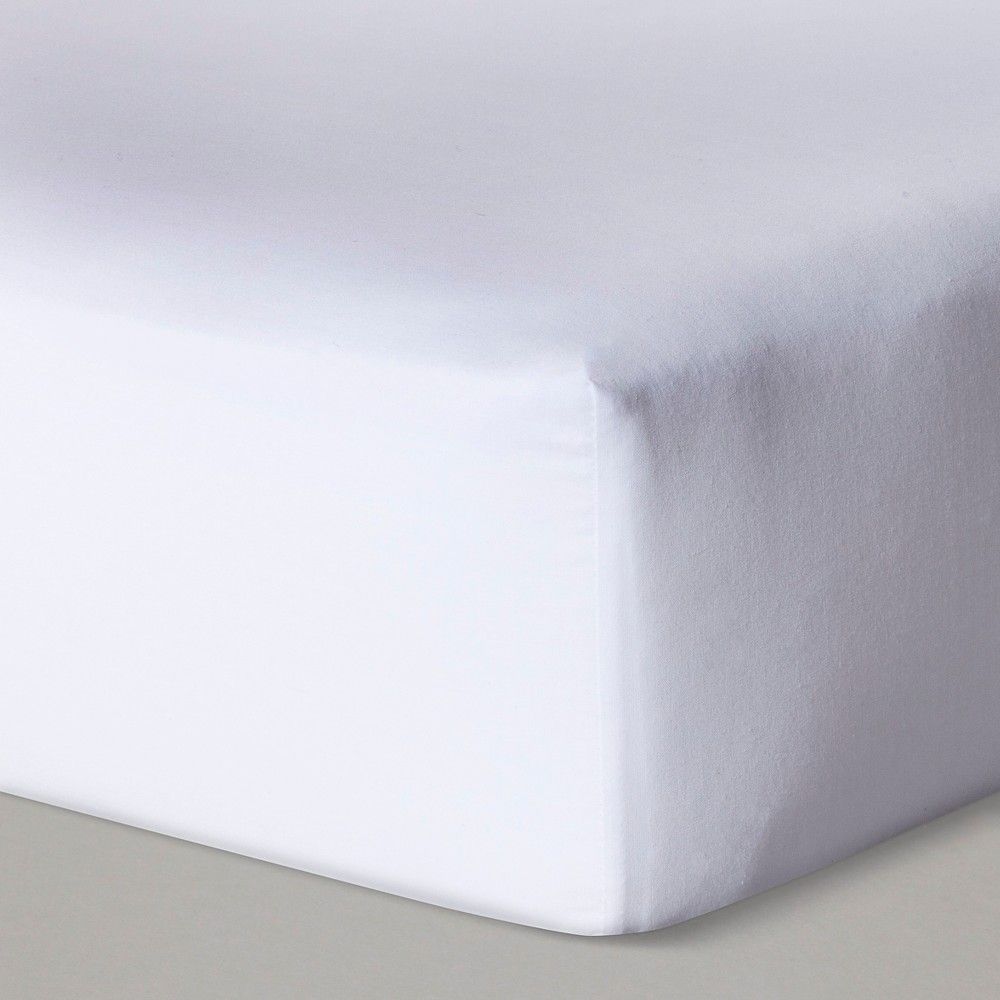Fitted Crib Sheet Solid - Cloud Island White | Target