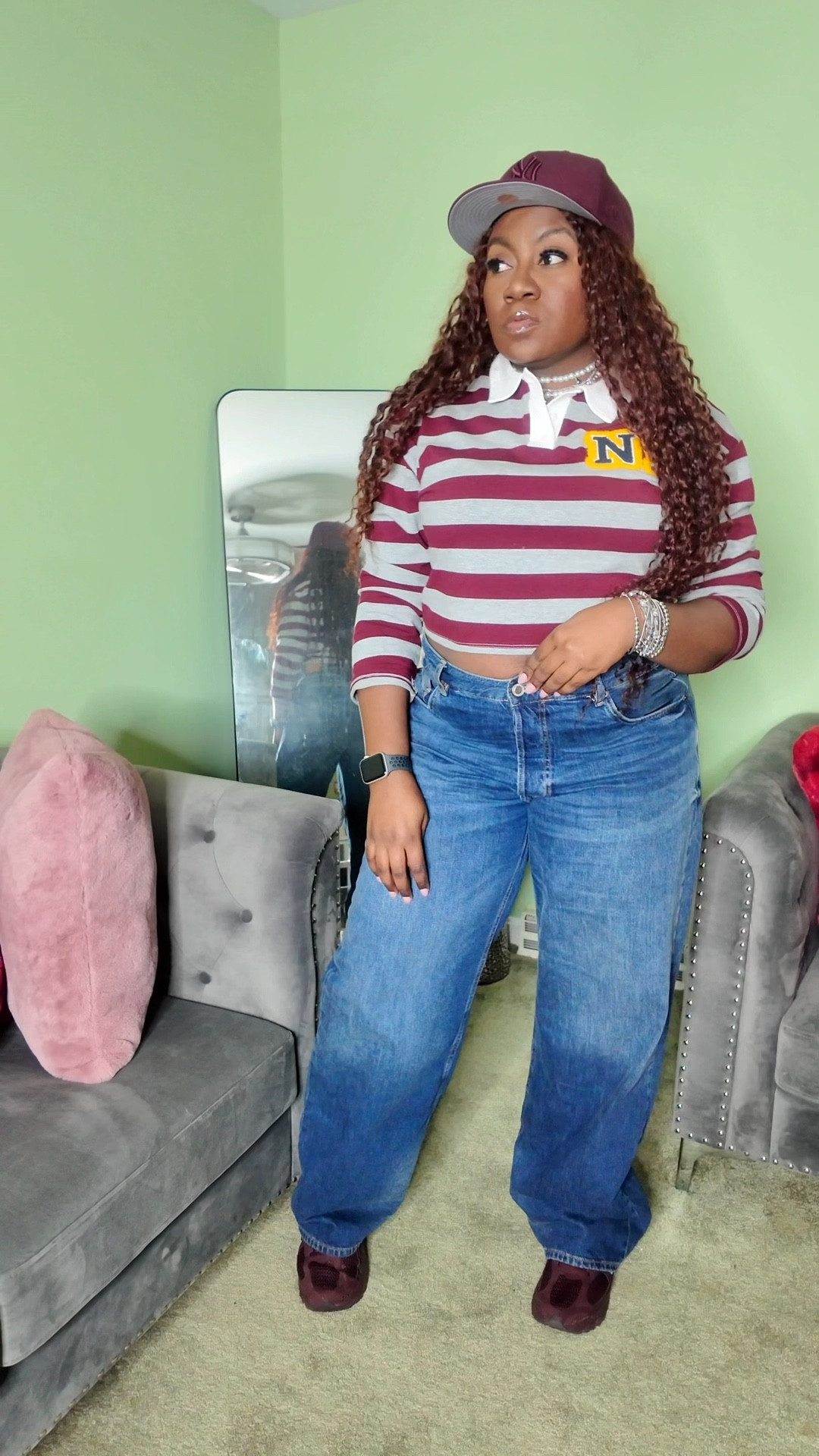 Easy casual fit 🩶🤎💛
Striped rugby crop top + relaxed denim = effortless everyday style.

I linked this look + similar pieces to recreate the outfit.

Tap to shop ✨

#LTKStyle #LTKFinds #CasualOutfit #EverydayStyle #DenimLooks

#LTKootd #LTKSpringSale #LTKgrwm
